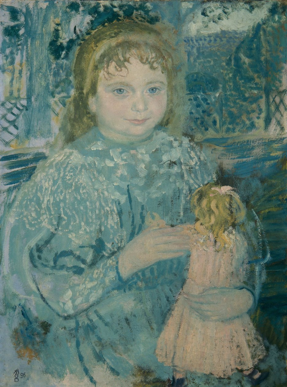 Dziewczynka z lalką (Thérèse Watillaux) autorstwa Maurice Denis