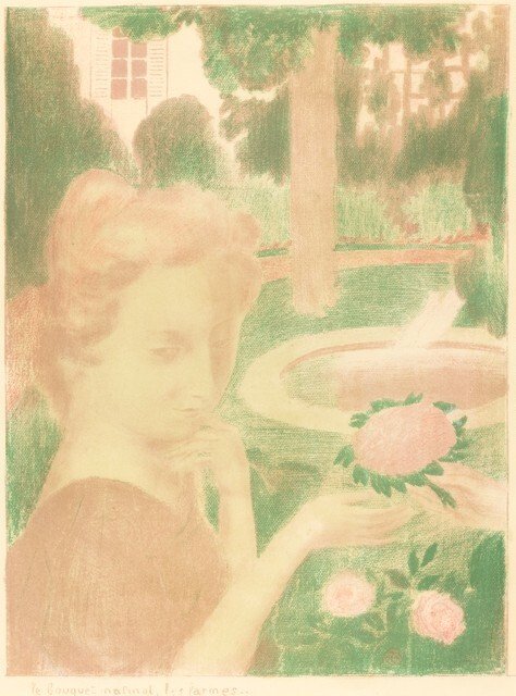 Poranny bukiet, łzy autorstwa Maurice Denis