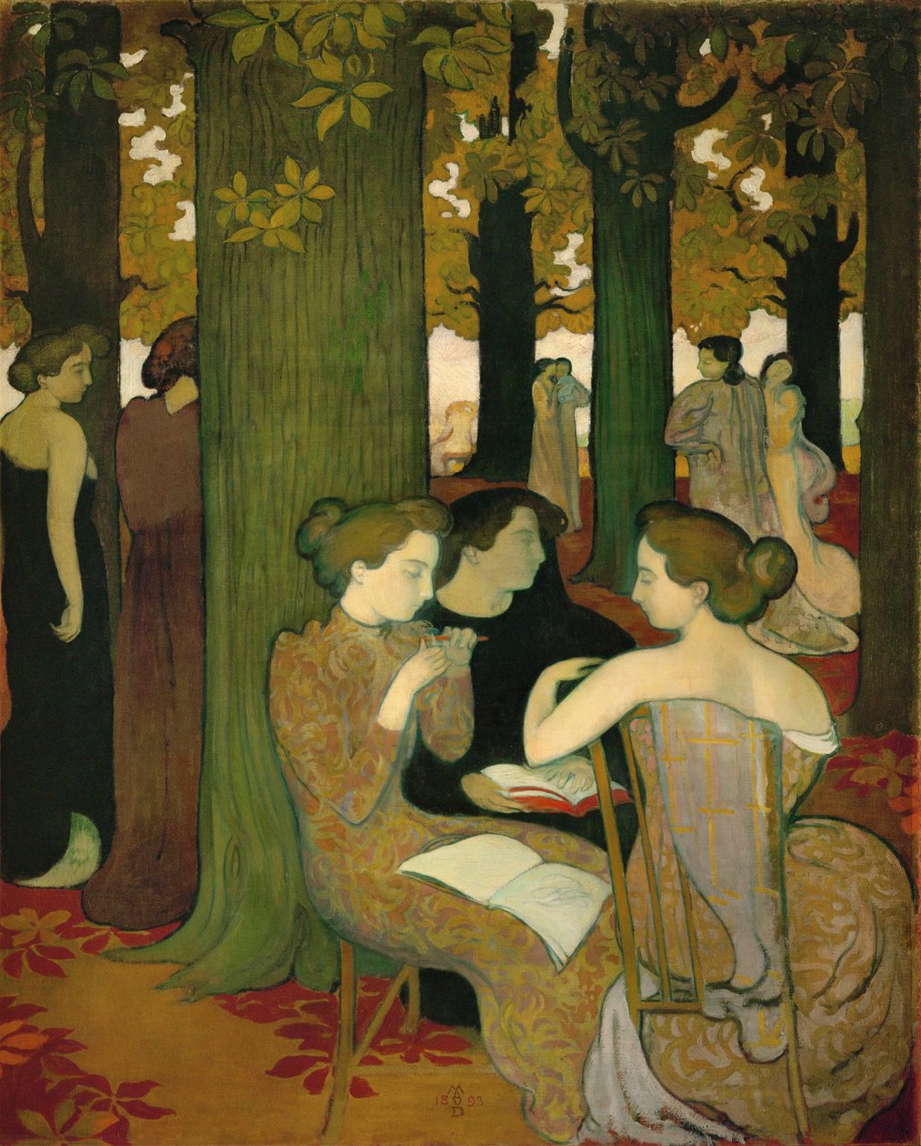 Muzy ... (obraz na płótnie) autorstwa Maurice Denis