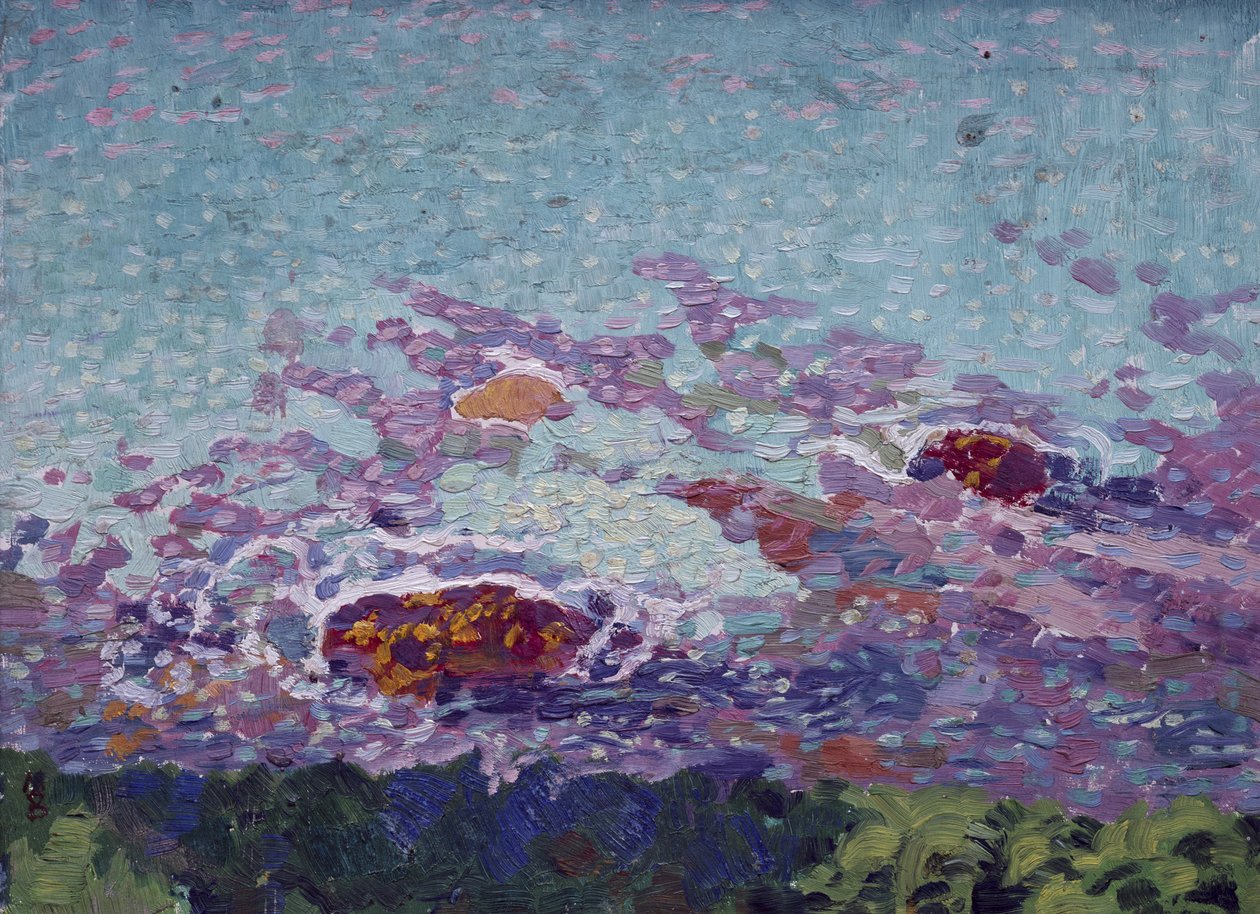 Wybrzeże Oceanu (olej na papierze) autorstwa Maurice Denis