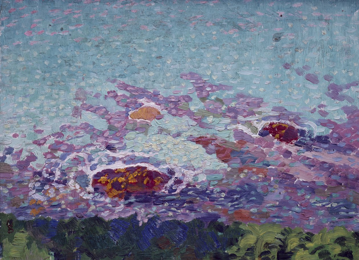 Wybrzeże Oceanu (olej na papierze) autorstwa Maurice Denis