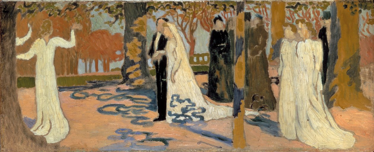 Procesja ślubna, ok. 1892–1893. autorstwa Maurice Denis