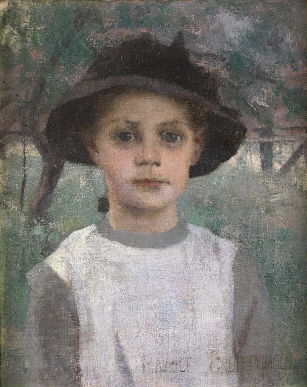 Młoda dziewczyna, 1886 autorstwa Maurice Greiffenhagen
