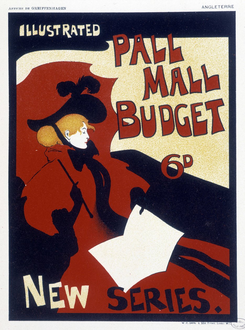 Plakat do „Ilustrowanego centrum handlowego”” autorstwa Maurice Greiffenhagen