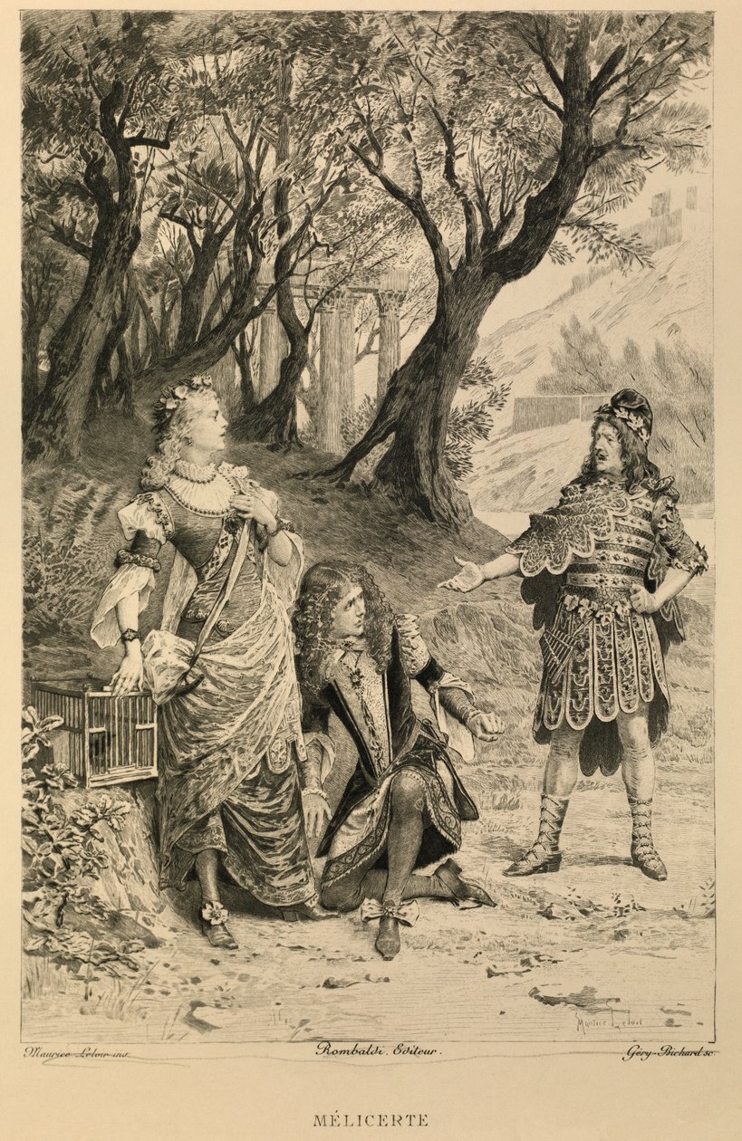 Melicerte de Moliere autorstwa Maurice Leloir
