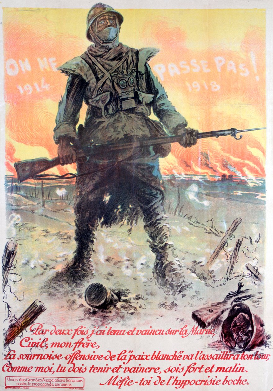 Nie przejdą! 1914-1918, 1918 autorstwa Maurice Neumont