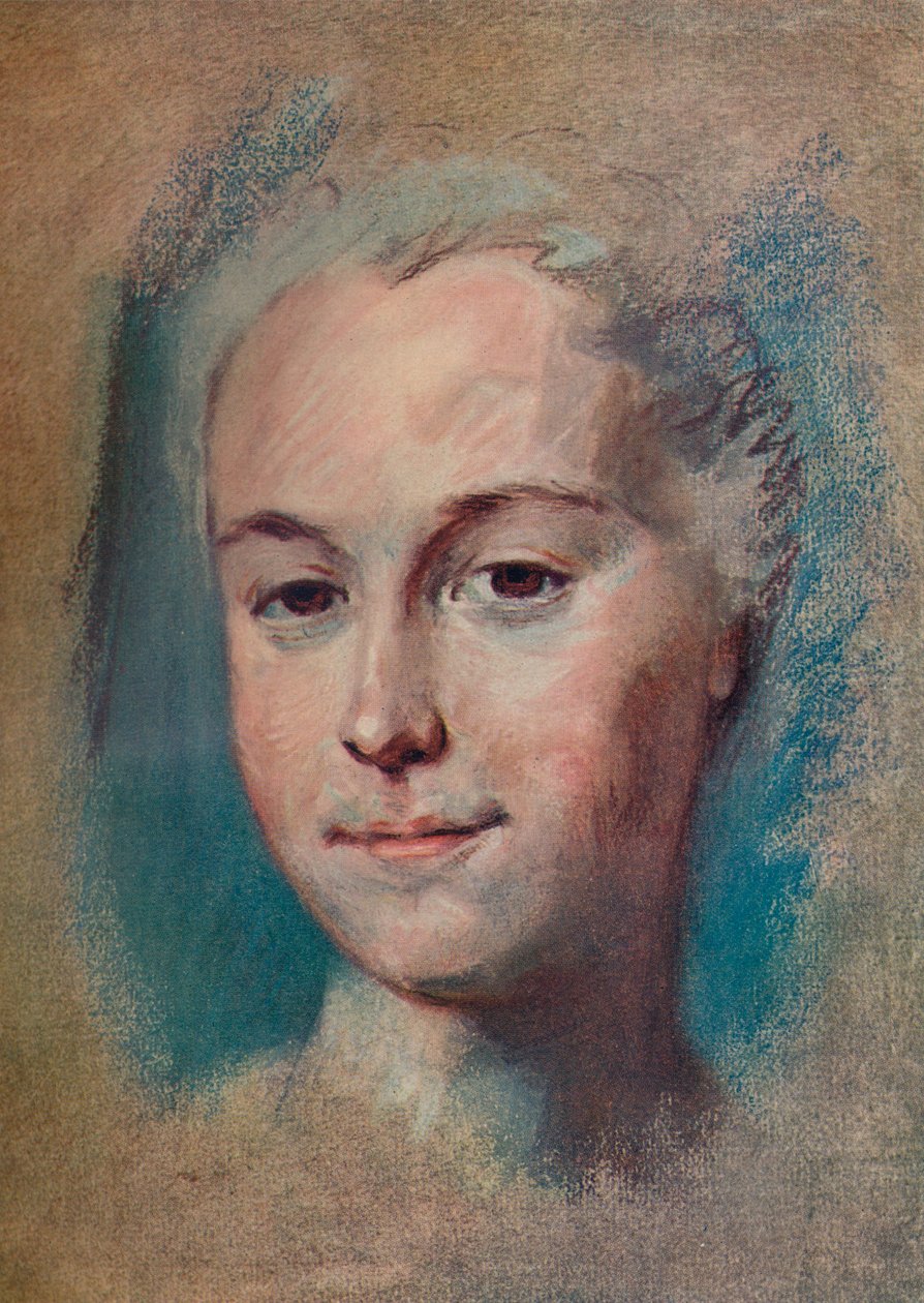 Camargo, ok. 1743 autorstwa Maurice Quentin de La Tour