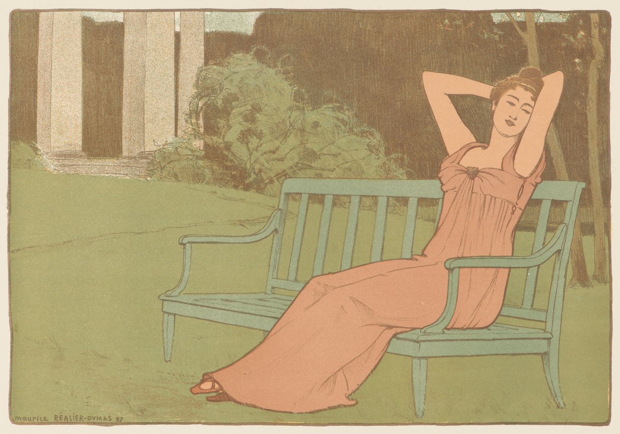 Corinne, 1897. autorstwa Maurice Realier Dumas