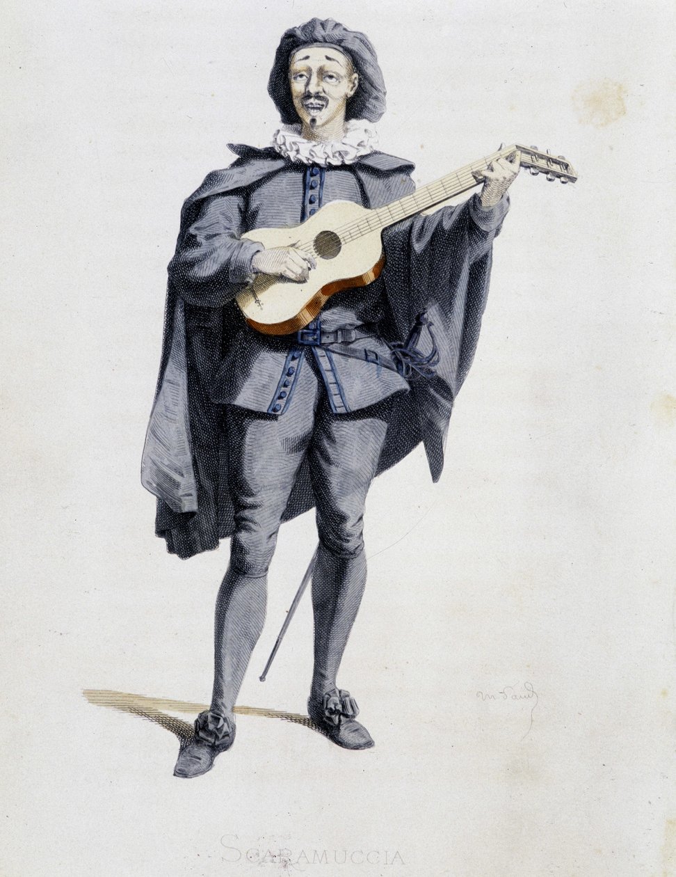 Scaramuccia (Scaramouche) autorstwa Maurice Sand