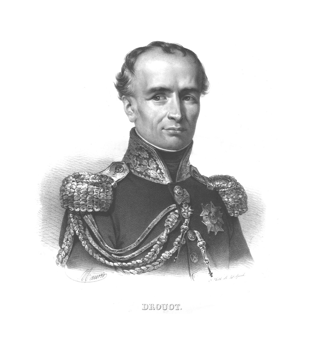 Antoine Drouot, ok. 1820 r. autorstwa Maurin