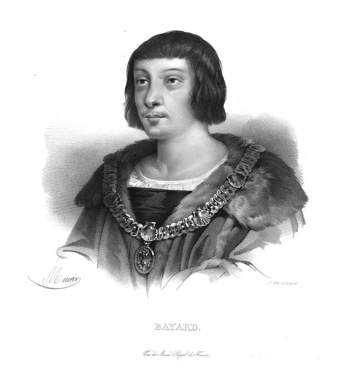 Pierre Terrail z Bayard, ok. 1820 r. autorstwa Maurin