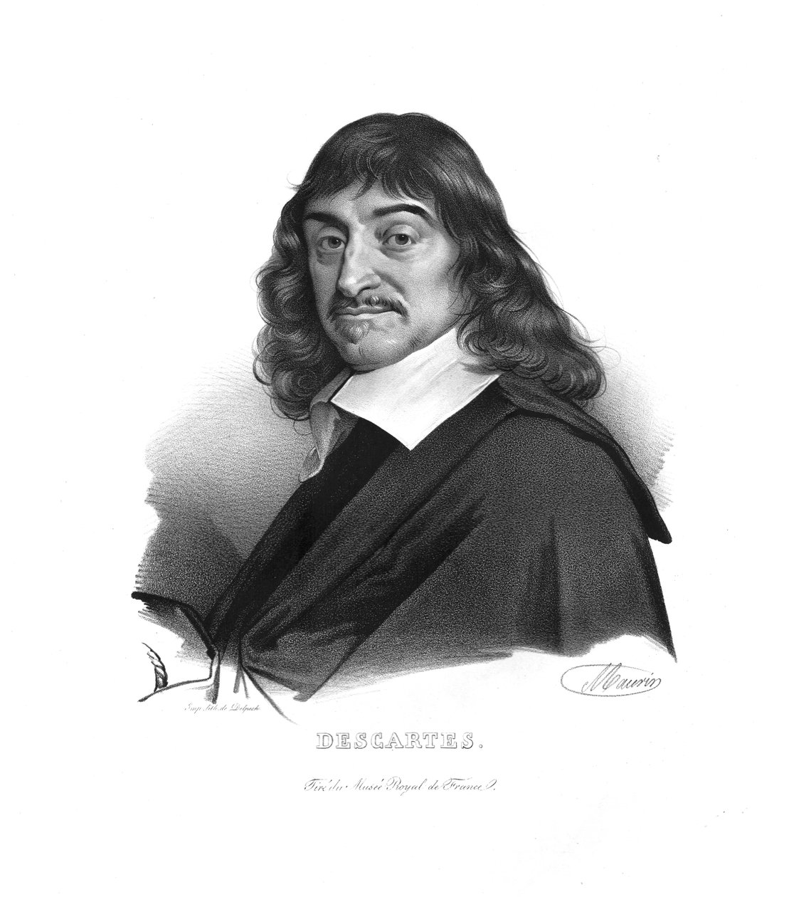 Kartezjusz Rene, ok. 1820 r. autorstwa Maurin