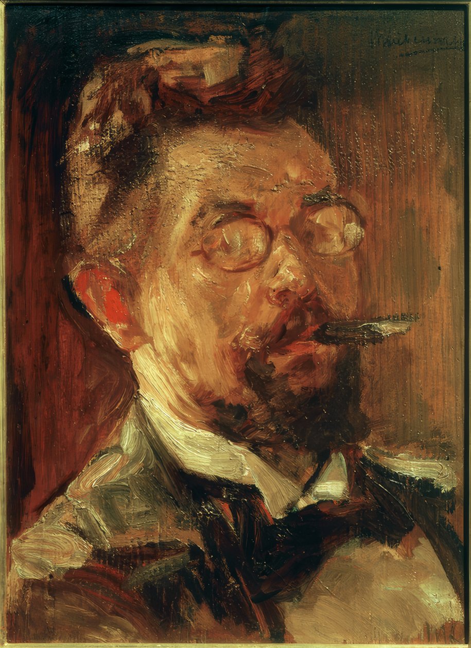 Portret Maxa Slevogta autorstwa Max Liebermann