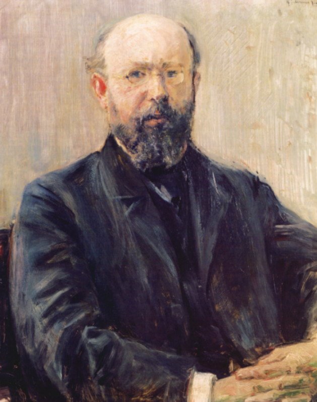 Portret prof. dr. Carl Bernstein autorstwa Max Liebermann