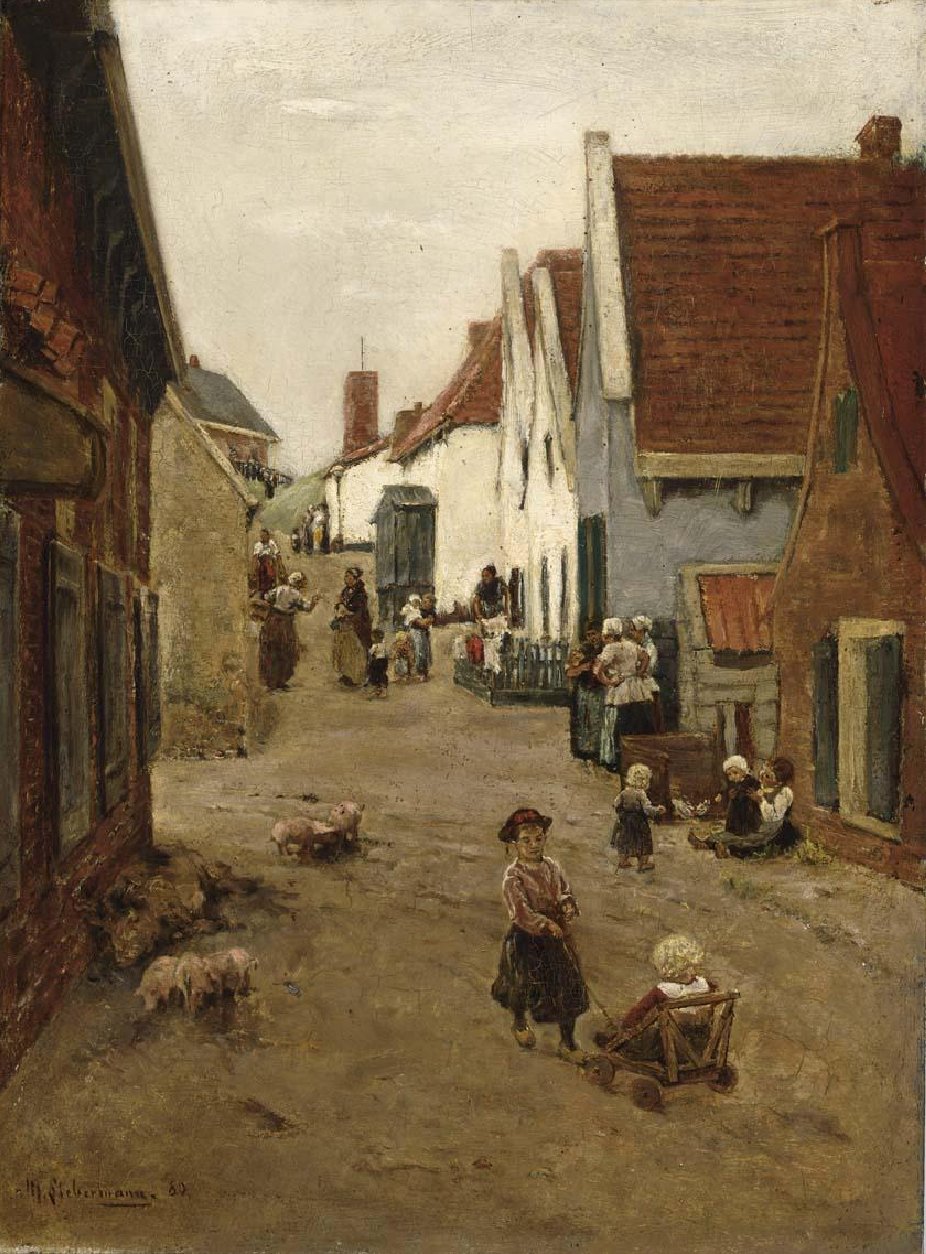 Holenderska ulica wsi autorstwa Max Liebermann