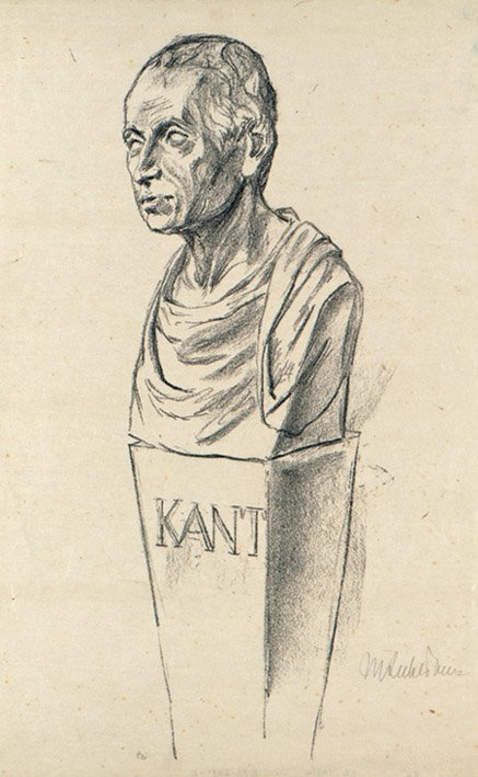 Kant w ulotkach artystów autorstwa Max Liebermann