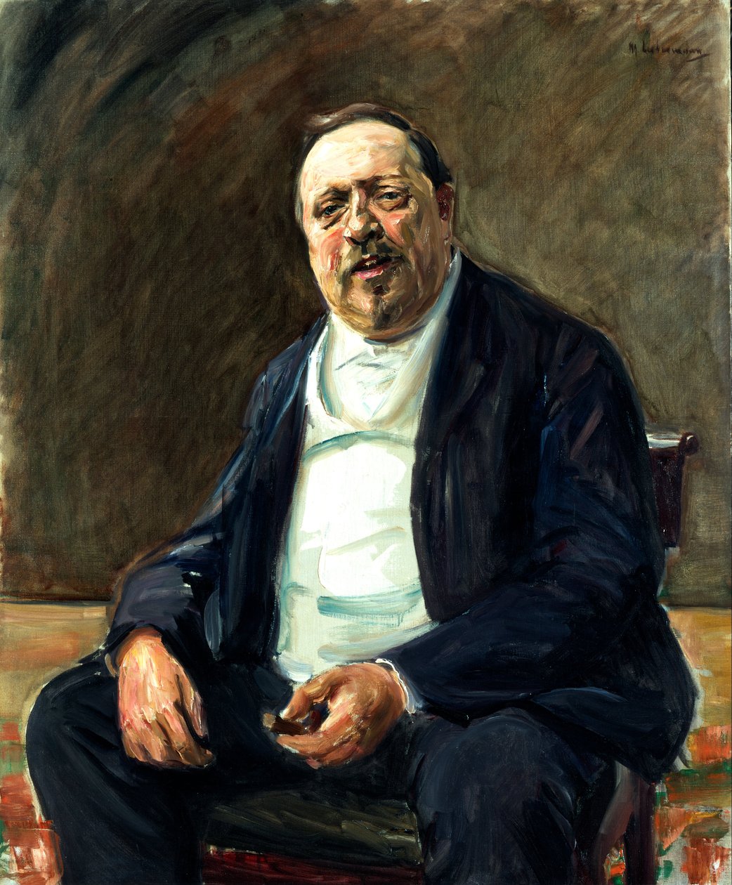 Portret Alfreda von Berger autorstwa Max Liebermann