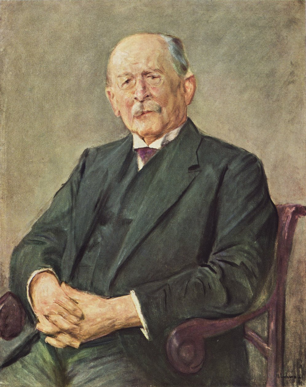 Portret Otto Gerstenberga autorstwa Max Liebermann