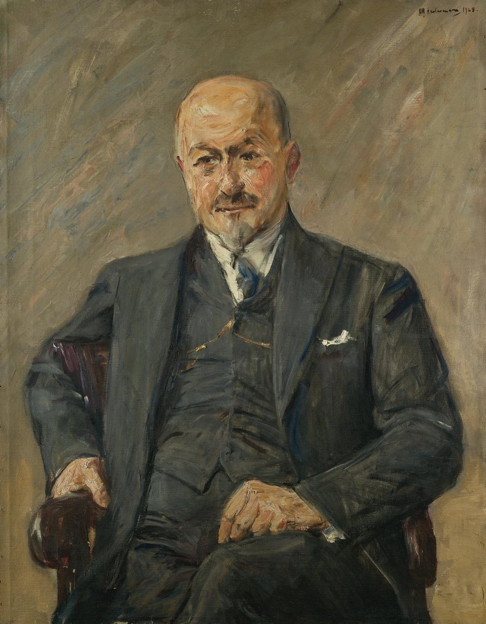 Portret Alfreda Guttmanna autorstwa Max Liebermann