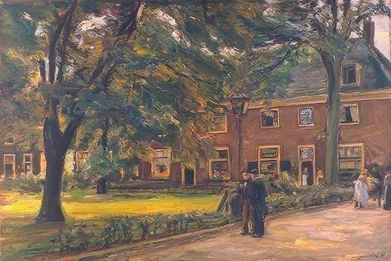Proveniershuis w Haarlemie autorstwa Max Liebermann