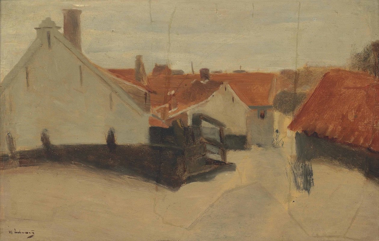 Strasse w Scheveningen autorstwa Max Liebermann