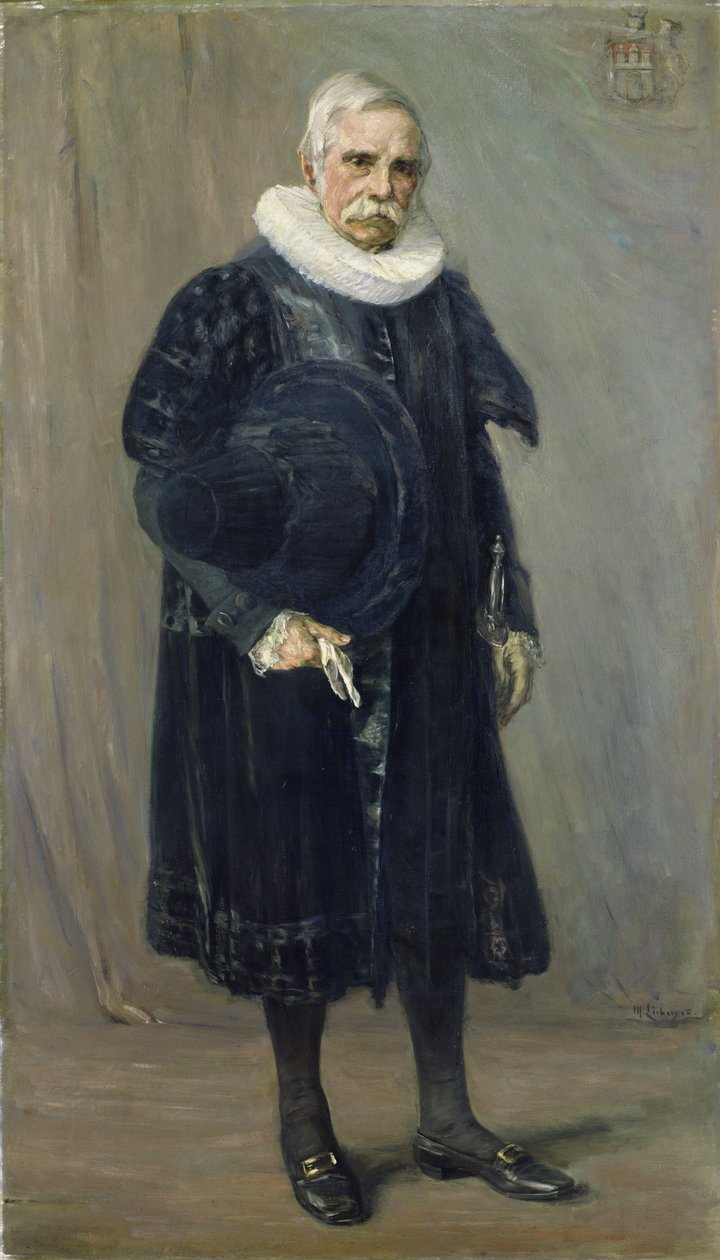 Burmistrz Carl Friedrich Petersen (1809-92) 1891 autorstwa Max Liebermann