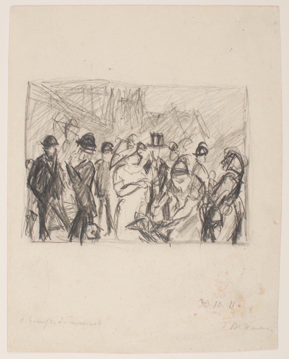 2 [Drugi] Szkic do Tauentzienstrasse autorstwa Max Beckmann