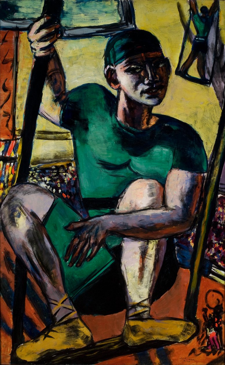 Akrobata na trapezie autorstwa Max Beckmann