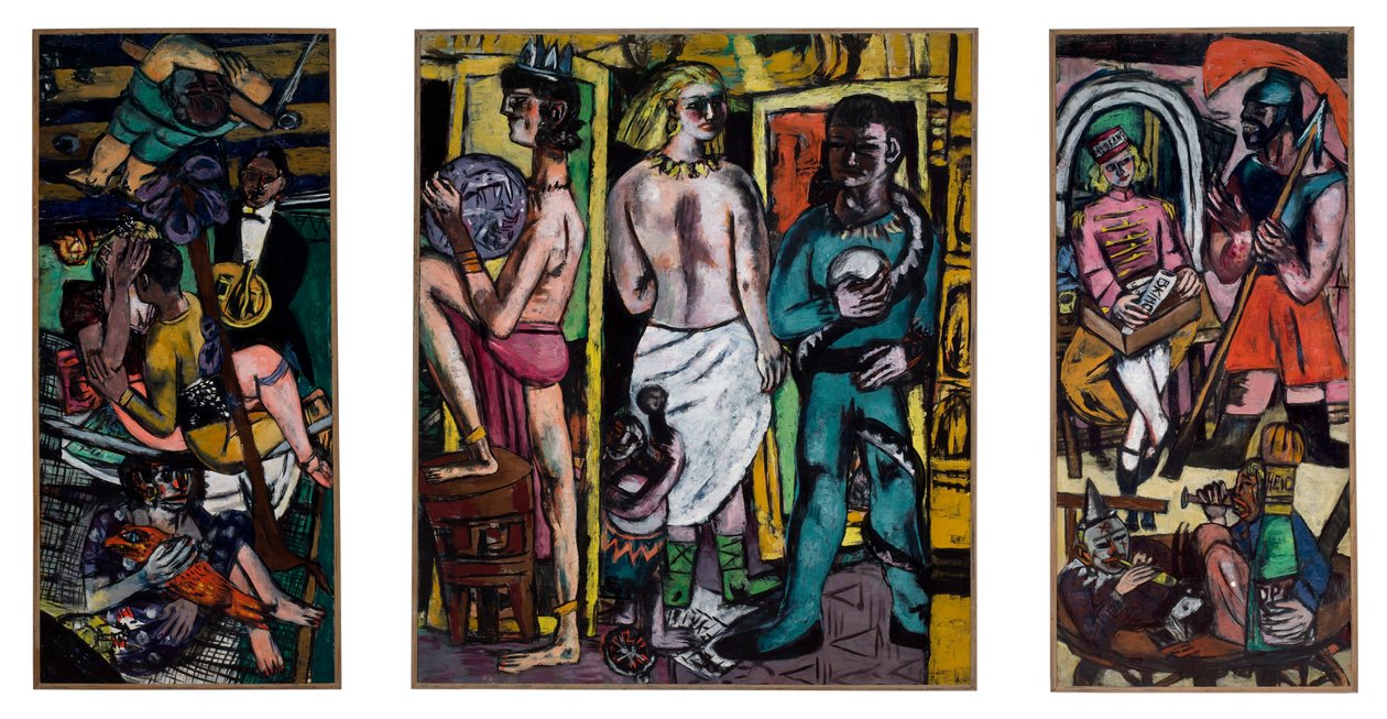 Akrobaci autorstwa Max Beckmann
