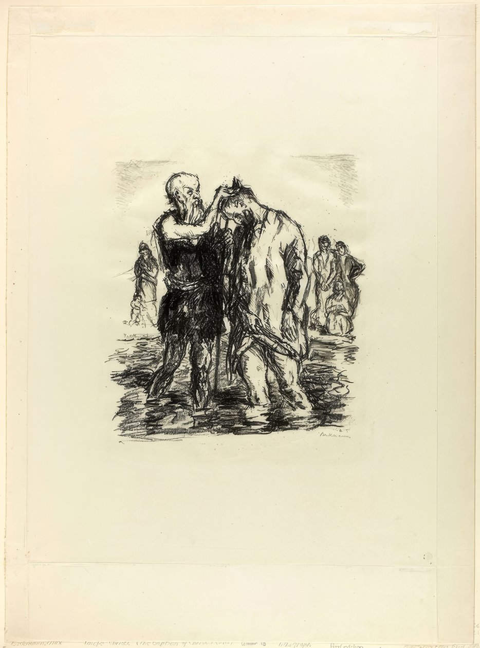 Chrzest Chrystusa autorstwa Max Beckmann