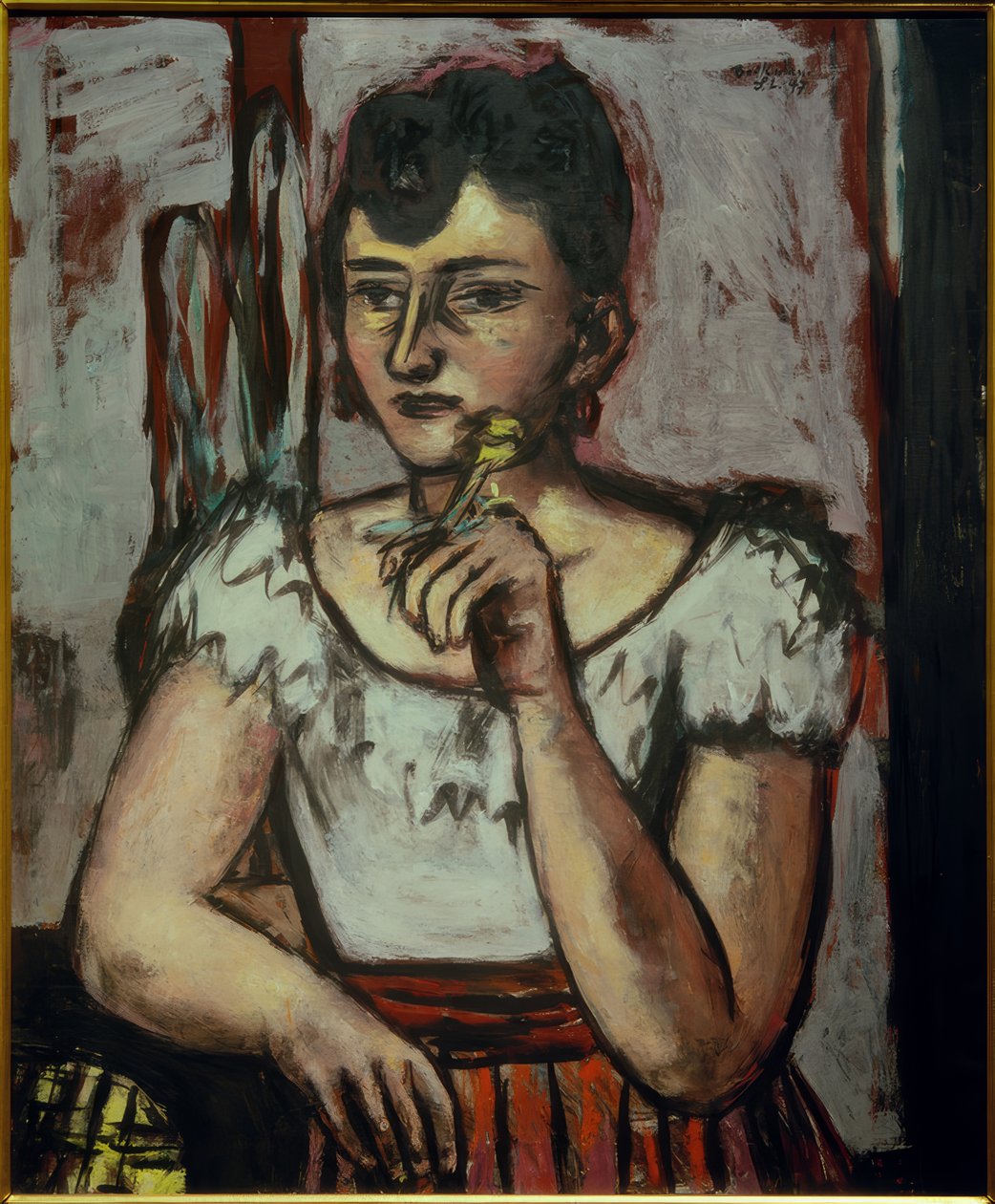 Portret Euretty Rathbone autorstwa Max Beckmann