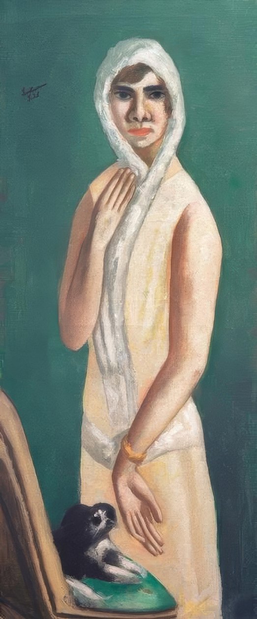 Portret Quappiego Beckmanna autorstwa Max Beckmann
