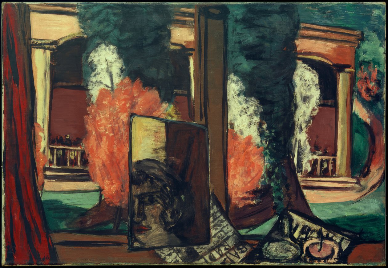 Widok z okna w Baden-Baden autorstwa Max Beckmann