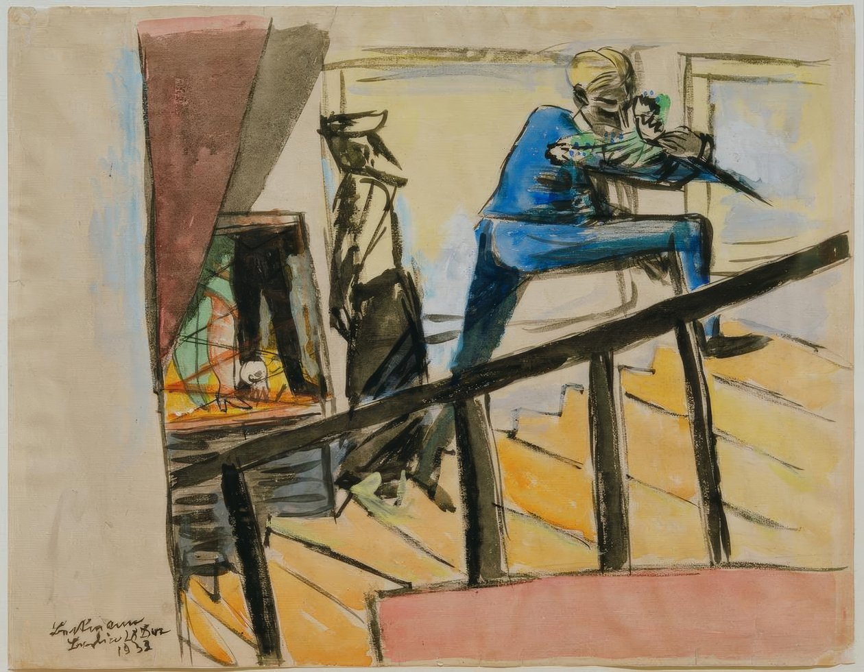 Goniec hotelowy autorstwa Max Beckmann