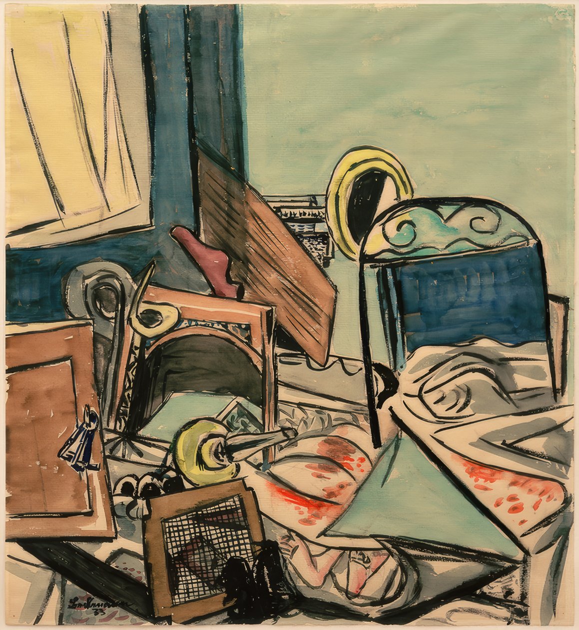 Morderstwo autorstwa Max Beckmann