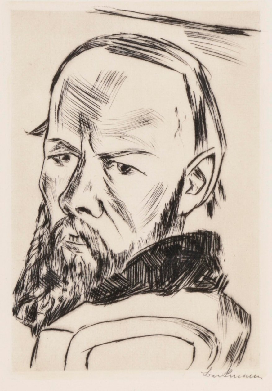Dostojewski II, 1921. autorstwa Max Beckmann