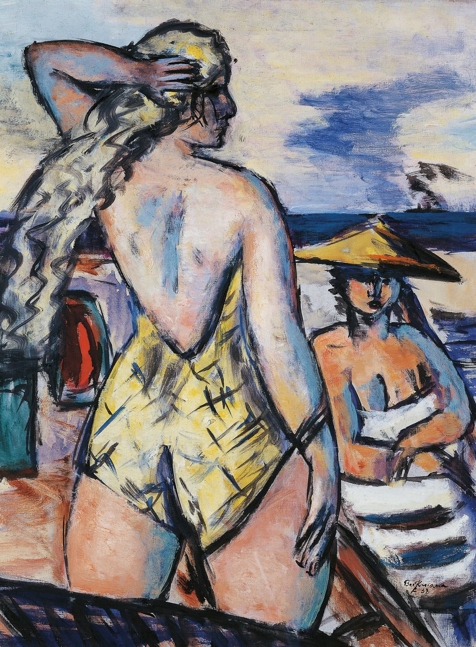Dziewczyny nad morzem autorstwa Max Beckmann