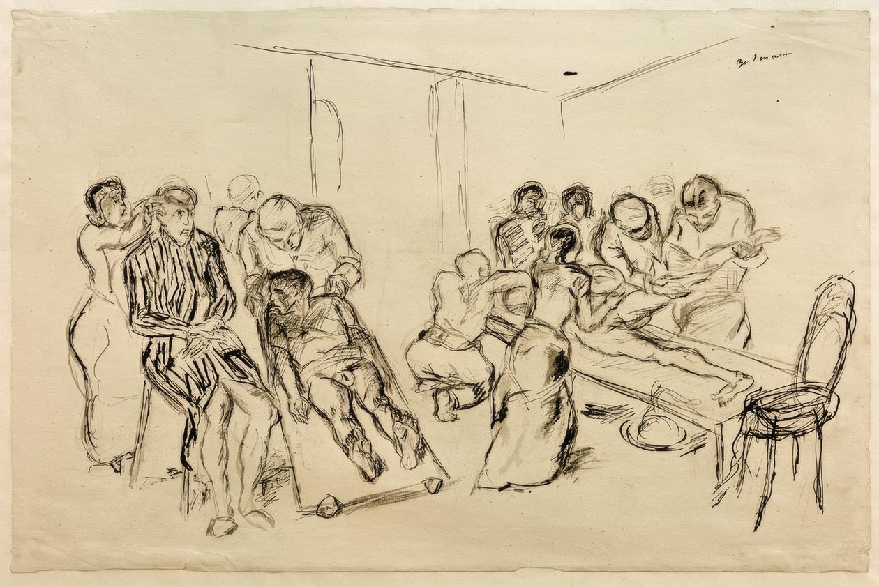Duży blok operacyjny autorstwa Max Beckmann