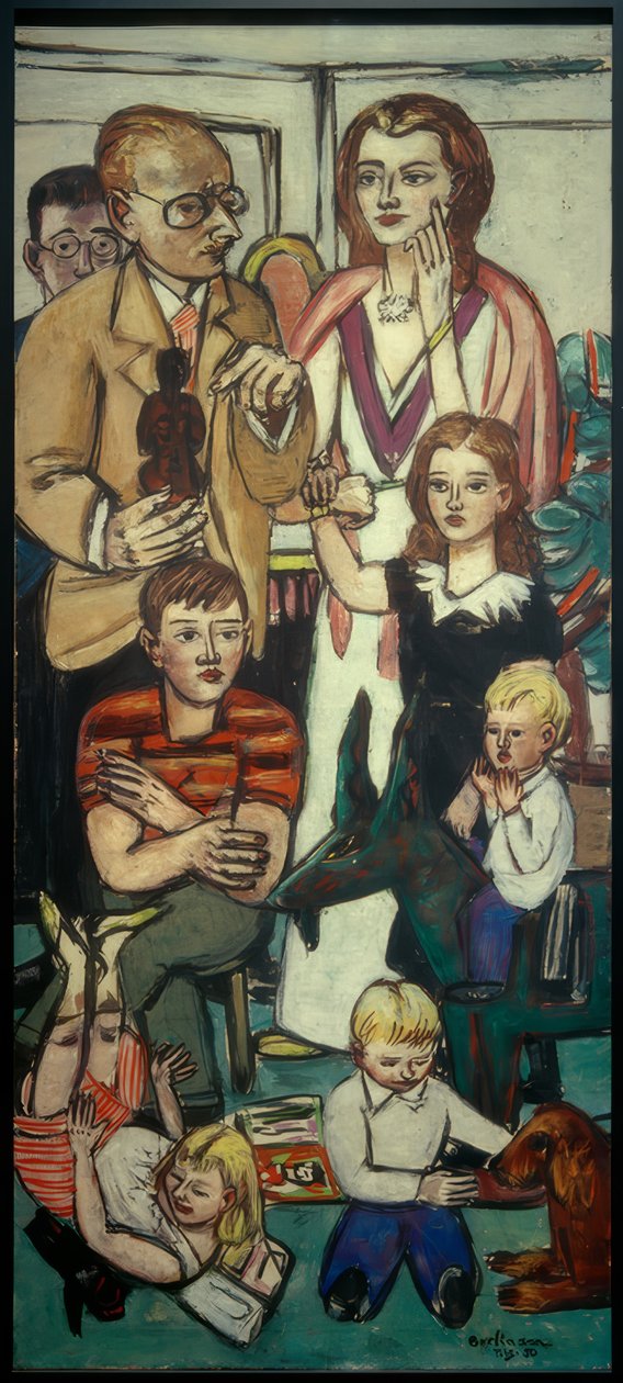 Zdjęcie grupowe Nadzieja autorstwa Max Beckmann