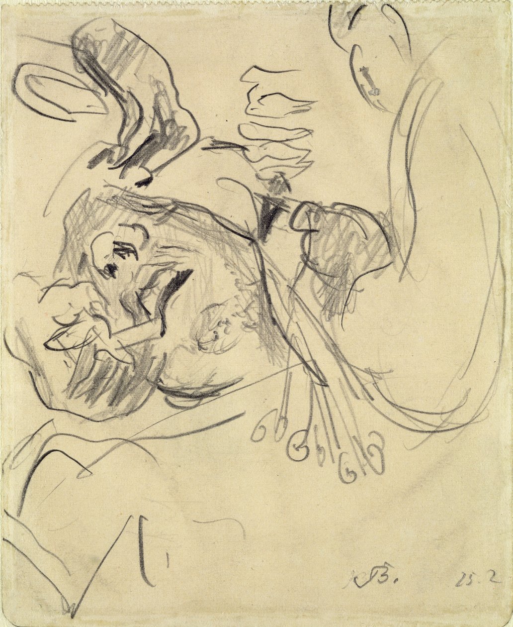 Pacjent chirurgii głowy autorstwa Max Beckmann