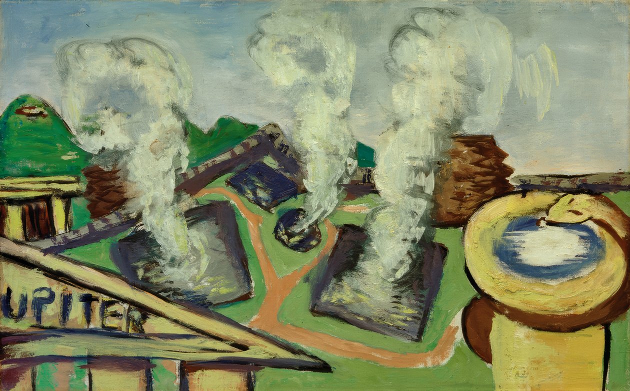 Gorące źródła w Abano autorstwa Max Beckmann