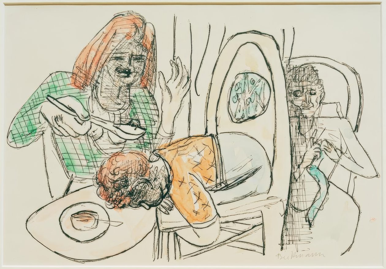 Nie jem mojej zupy autorstwa Max Beckmann