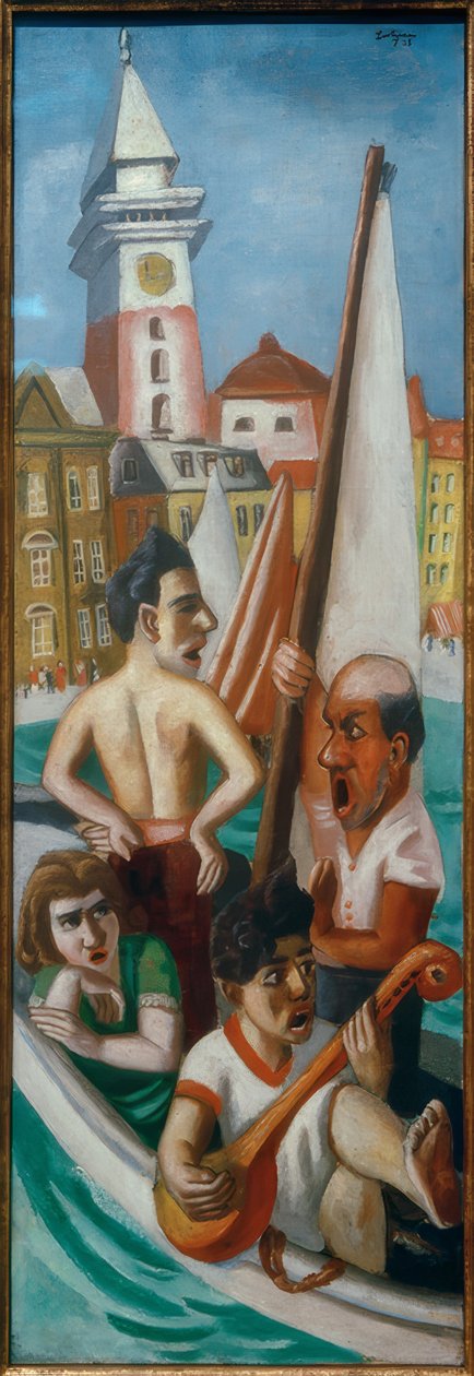 włoska fantazja autorstwa Max Beckmann