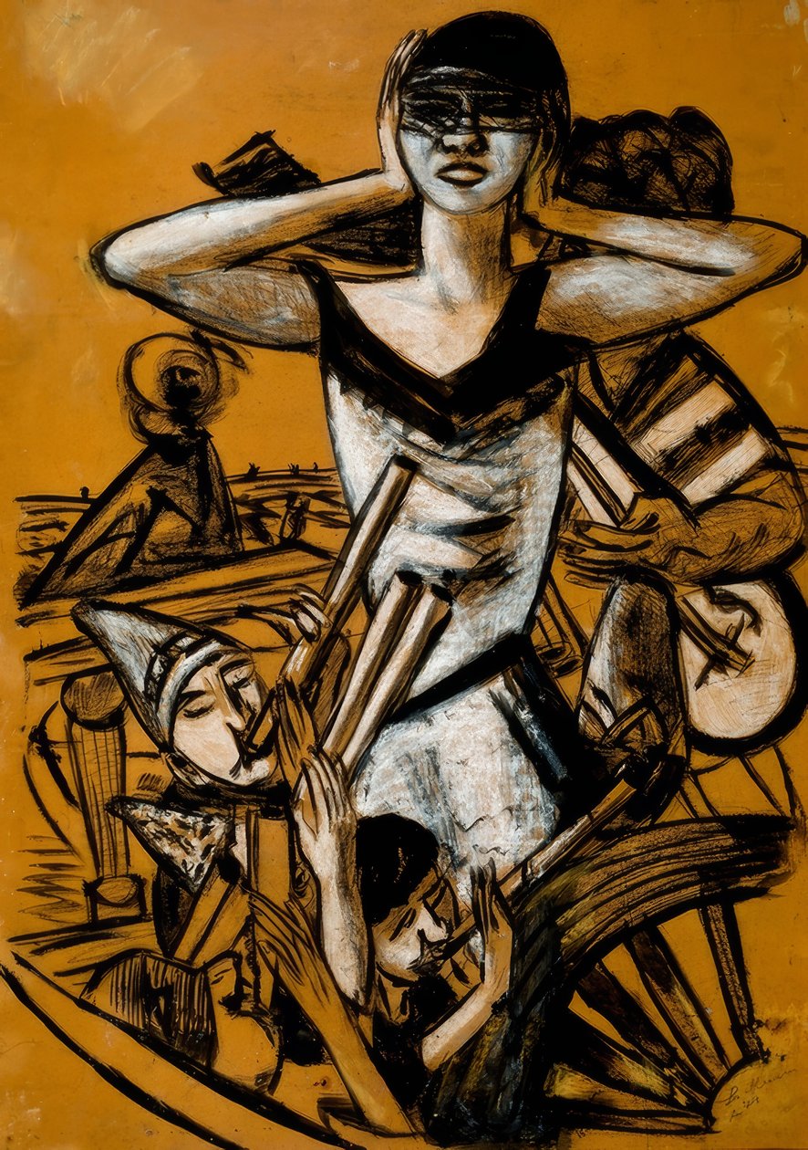 Karnawał w Neapolu autorstwa Max Beckmann