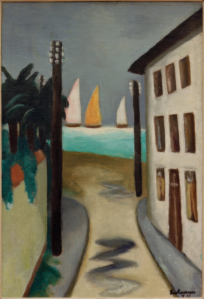 Mały krajobraz. Viareggio autorstwa Max Beckmann