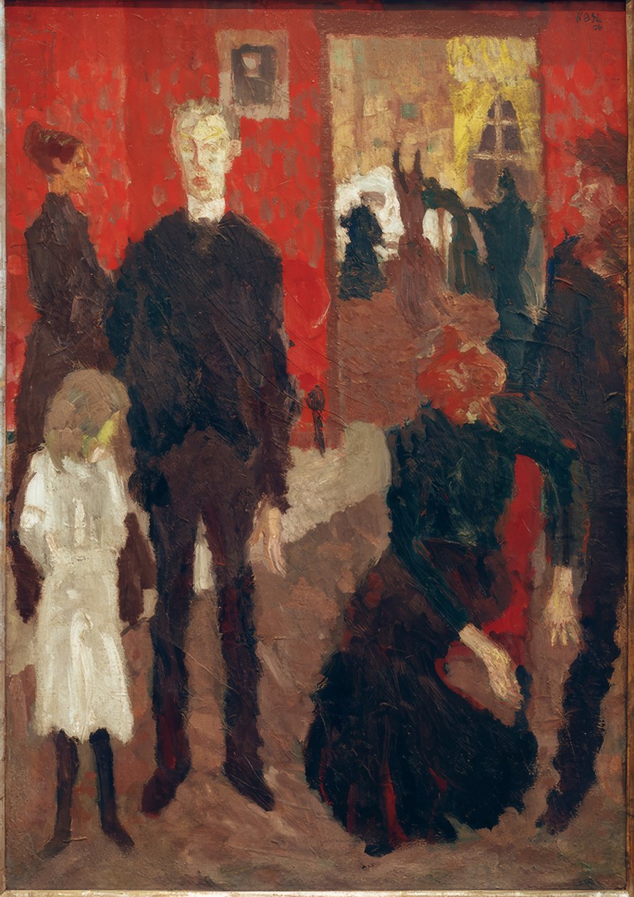 Mała scena śmierci autorstwa Max Beckmann