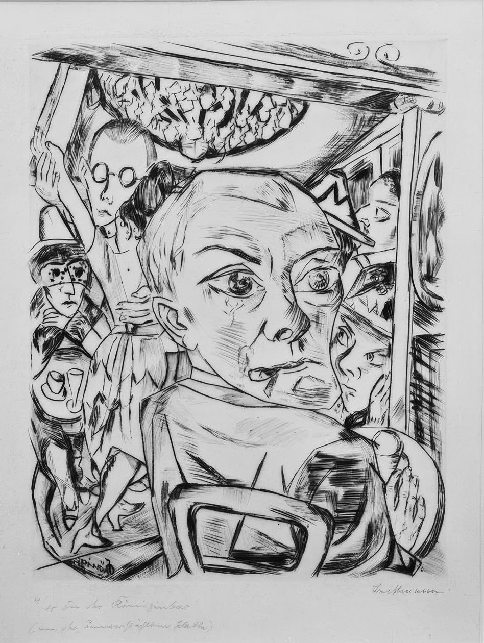 Królowa bar autorstwa Max Beckmann