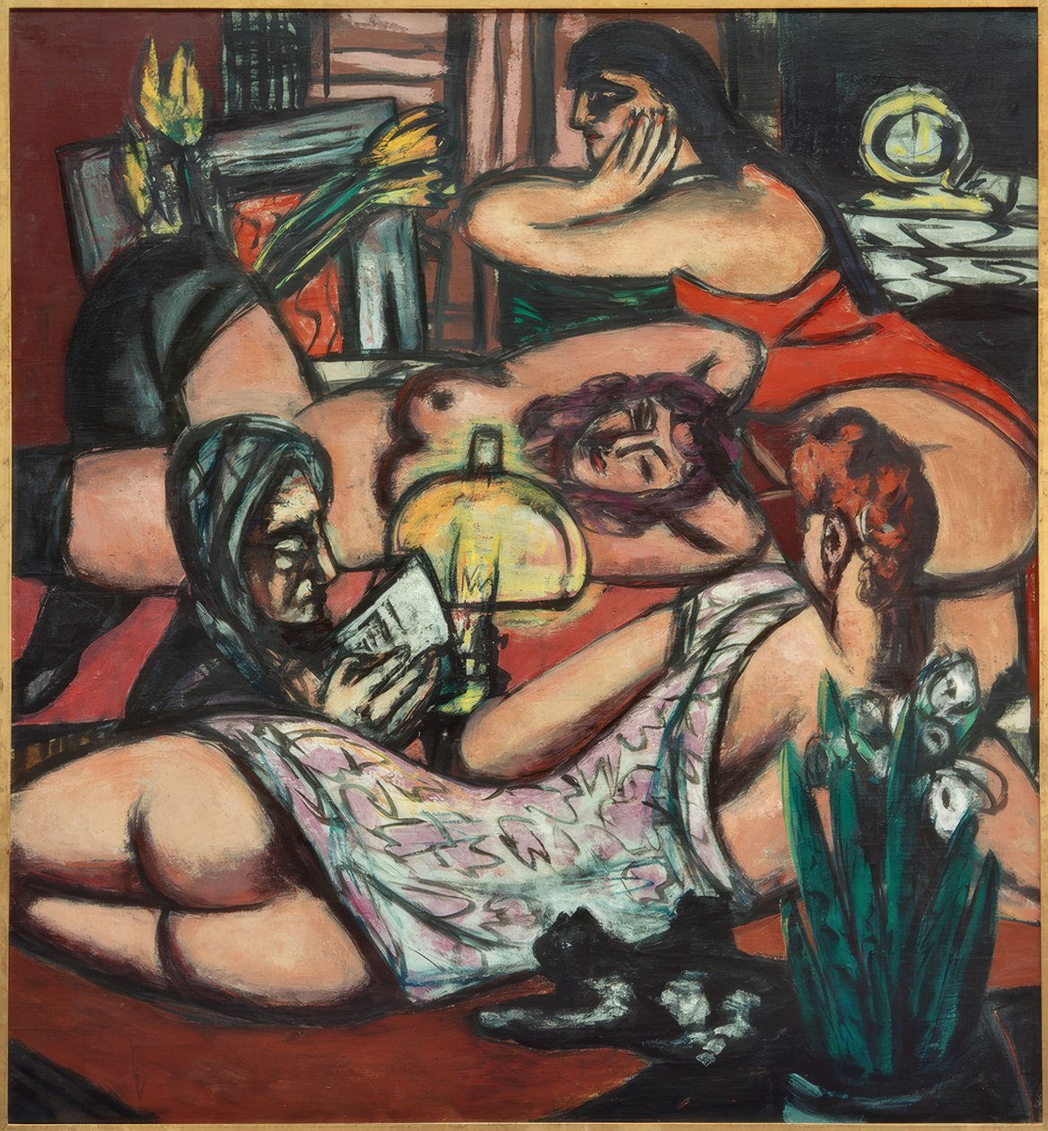 Pokój dziewcząt (Siesta) autorstwa Max Beckmann
