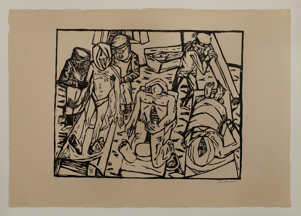 Kostnica autorstwa Max Beckmann