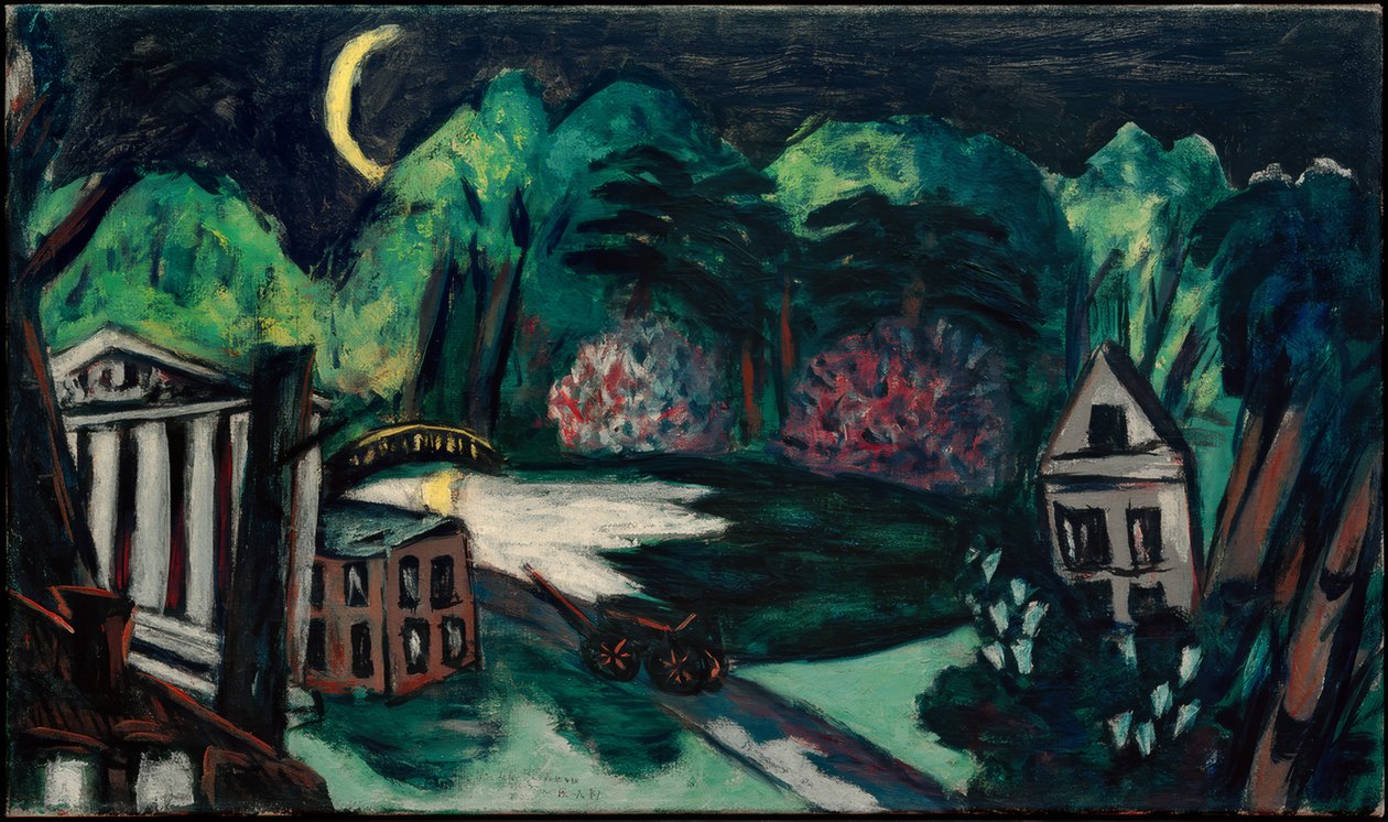 Nocturnal Park. Baden-Baden autorstwa Max Beckmann